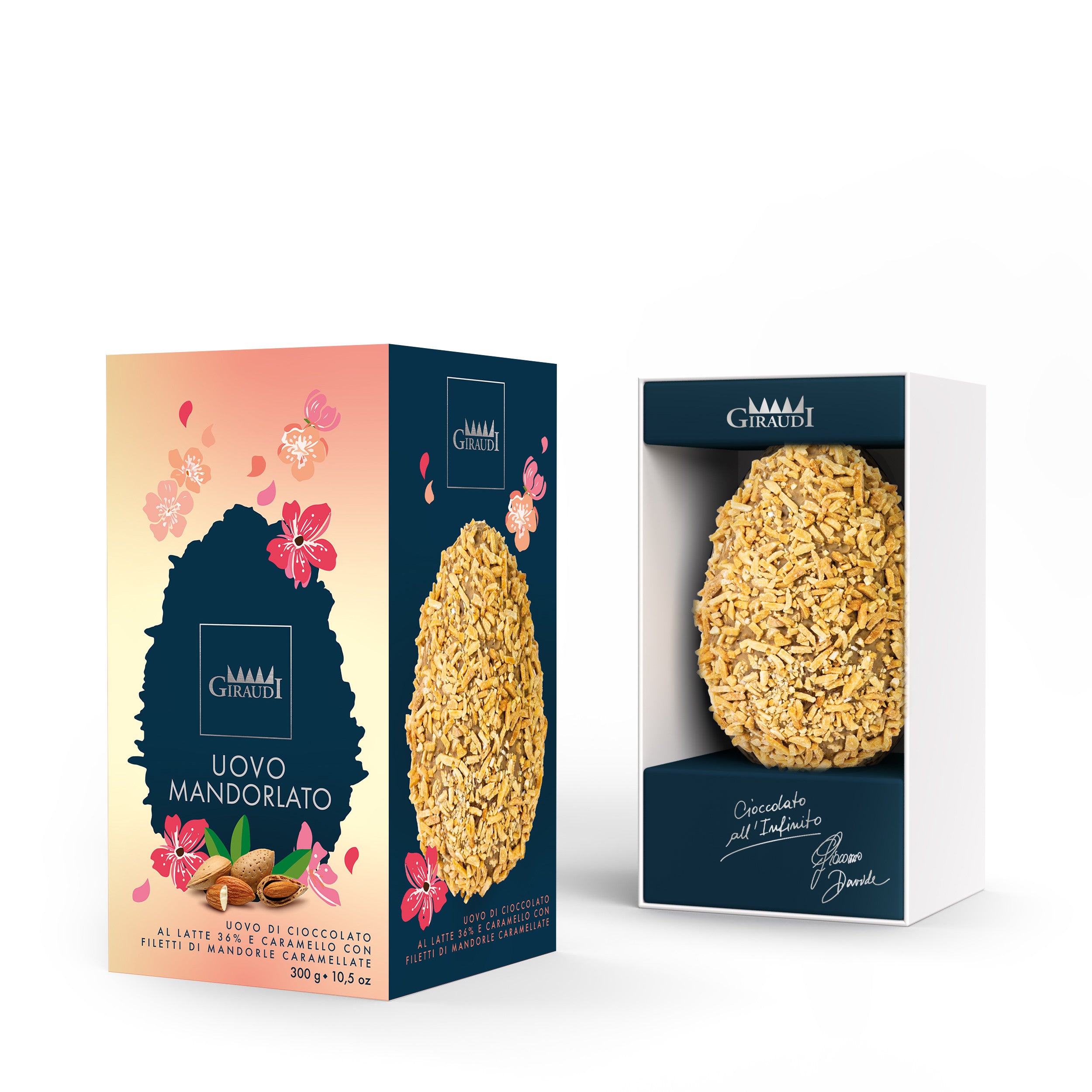 Uovo di Pasqua “Mandorlato” in cofanetto 350 Grammi